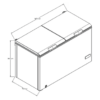 Congelador Horizontal Whirlpool 19p3 Dual Cooling WHB53EBTWJ - Image 6